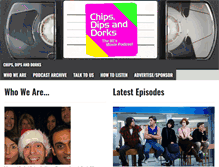 Tablet Screenshot of chipsdipsdorks.com